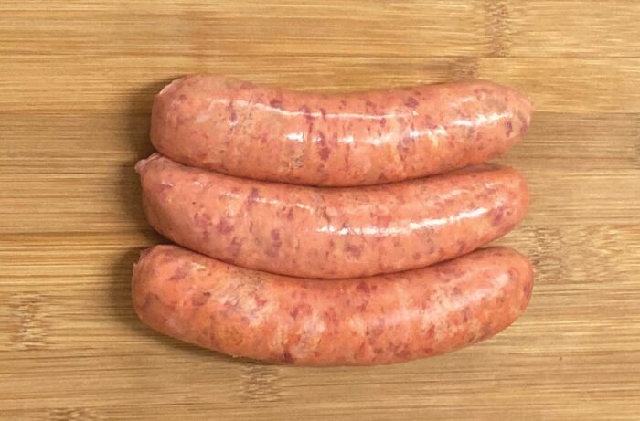 Cheese & Bacon Sausages